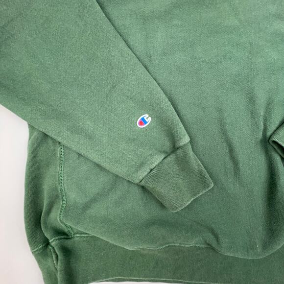 Champion Reverse Weave Crewneck Sweatshirt Green 3XL Oversized Fit - Picture 3 of 9